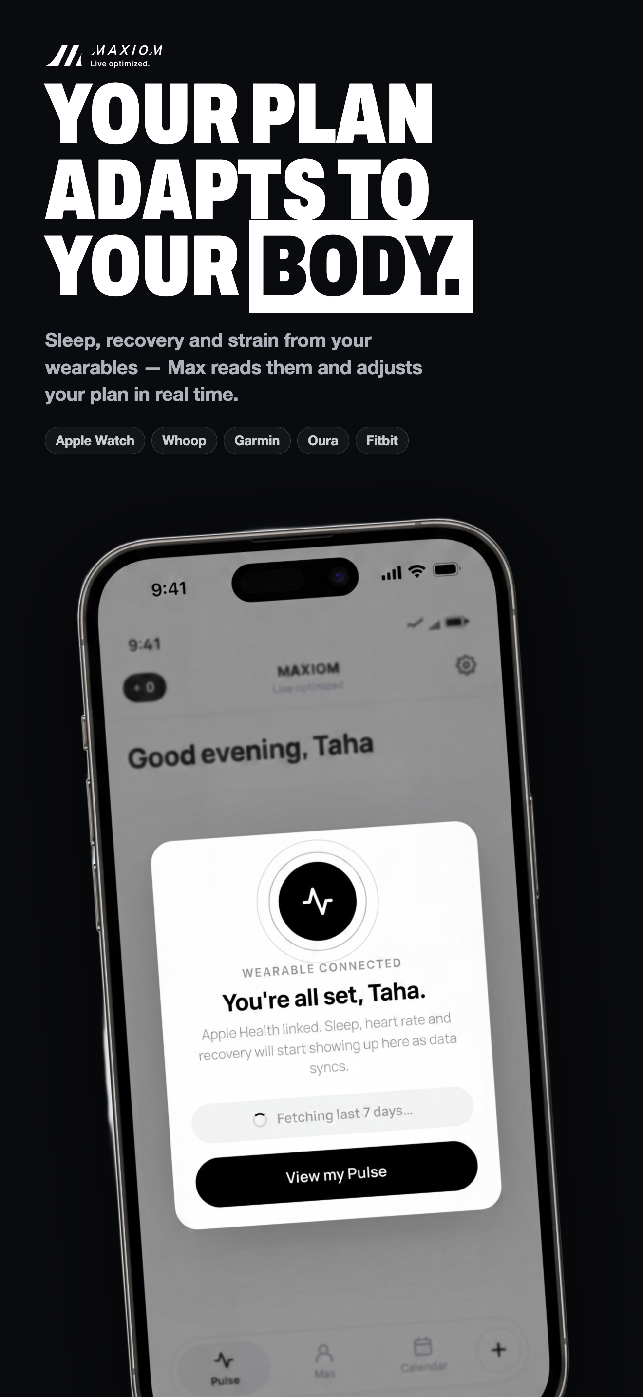 MAXIOM: Your AI SmartCoach screenshot 4