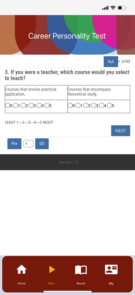 16Personalities Test (93Q) screenshot 3