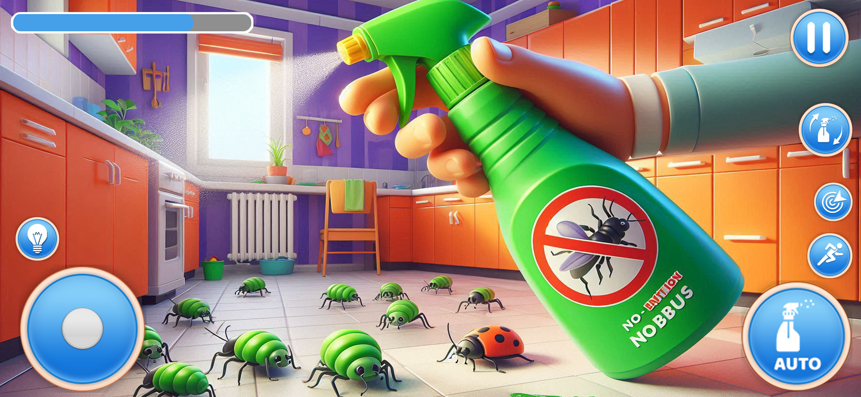 Pest & Bug Cleaning Games 3D