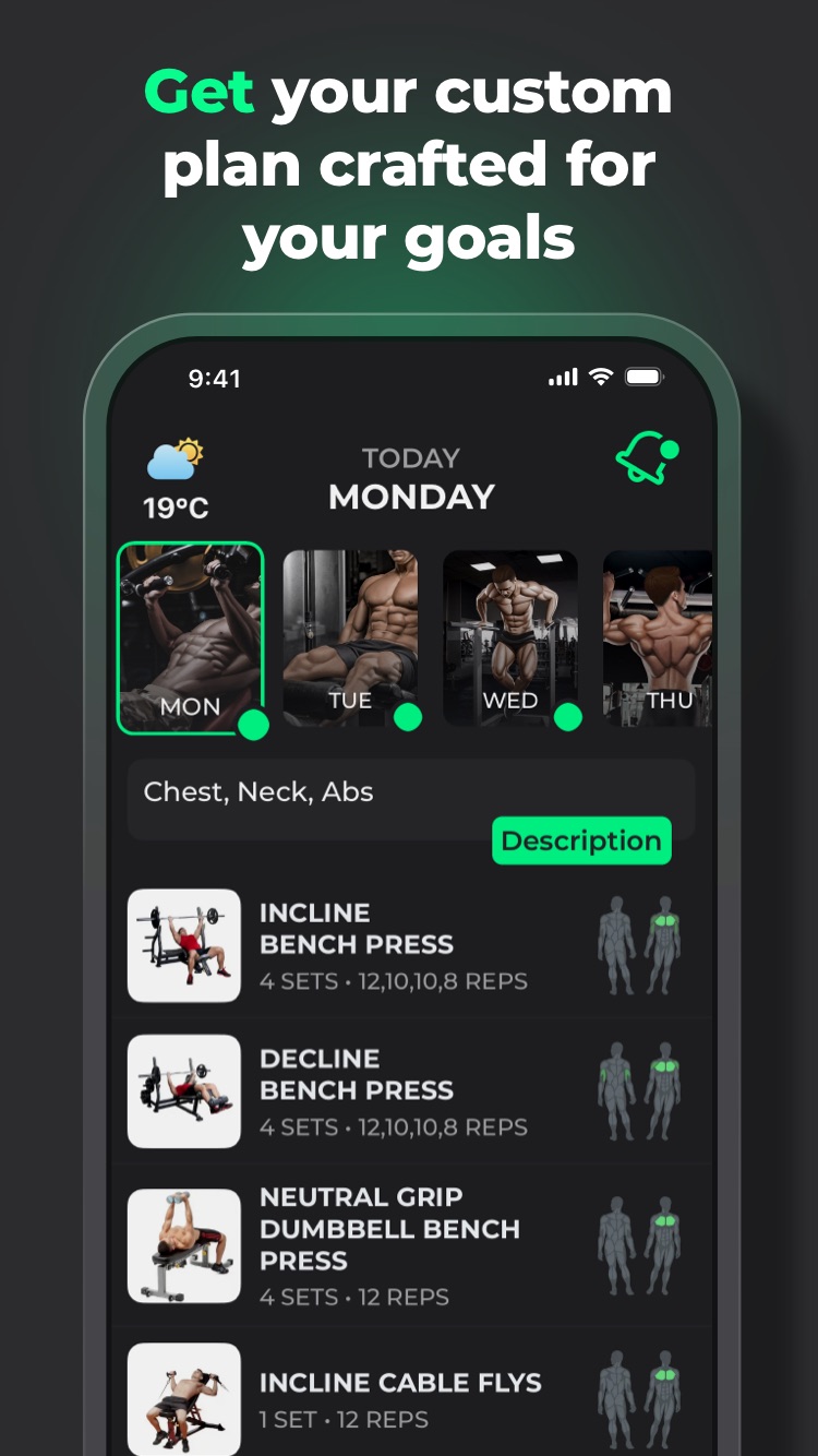 Screenshot 1 of ProFit: Workout Planner