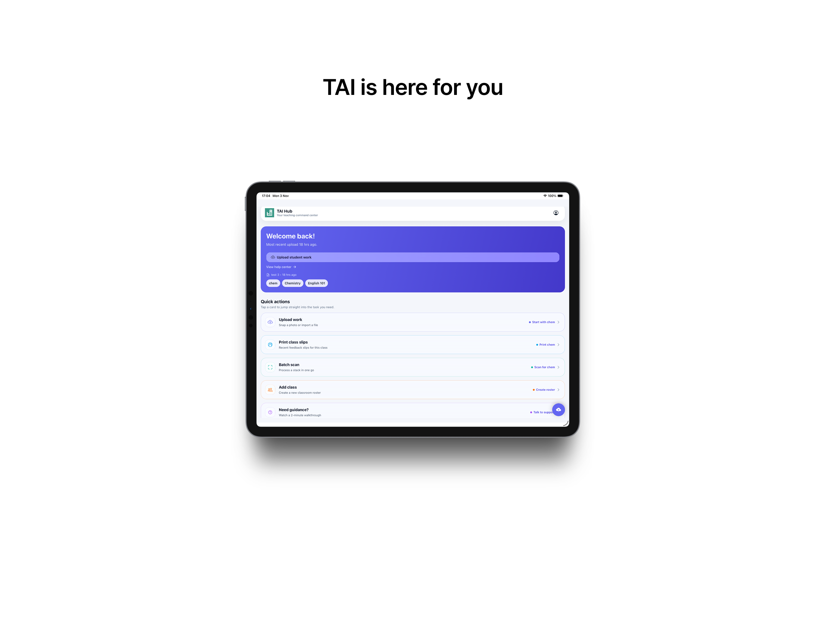 TAI-Marking: AI Marking