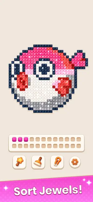 Jewel Relax: Pixel Puzzle screenshot 1