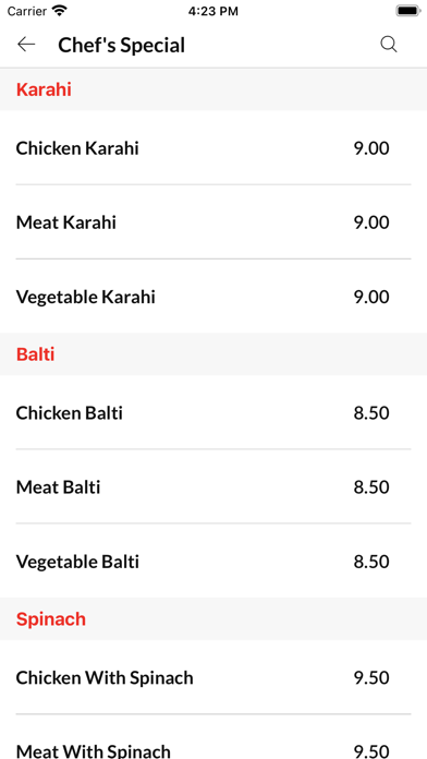 JusFood Screenshot