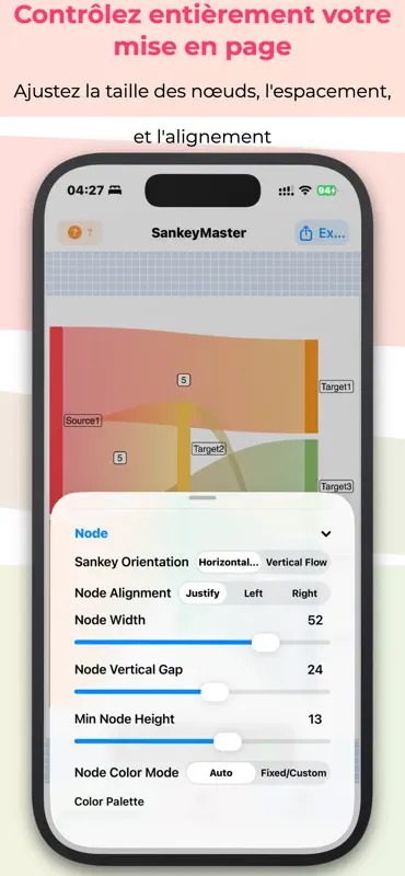 SankeyMaster: Diagramme Sankey screenshot 3 of 7