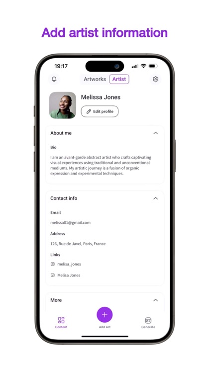 Wall Portfolio for Artist screenshot-5
