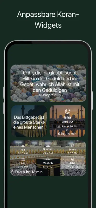 Quran Widgets: Verses & Duas screenshot 3 of 10