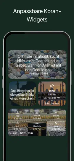 Screenshot von Quran Widgets: Verse & Duas auf dem iPhone 3