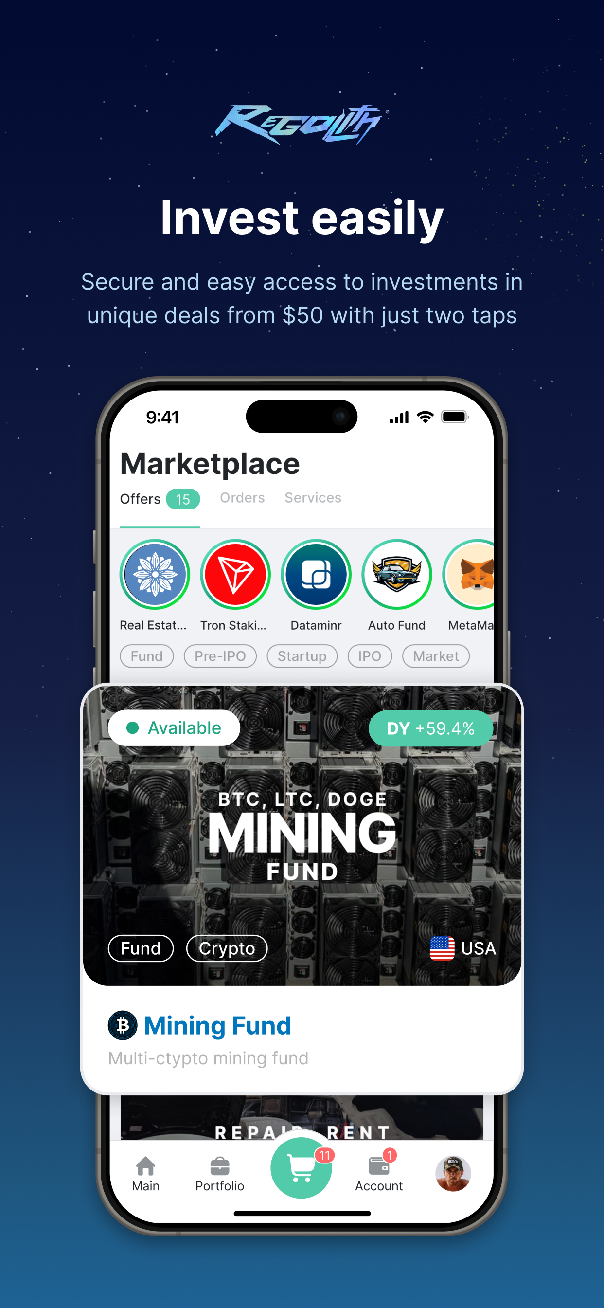 Regolith: Finance Investing