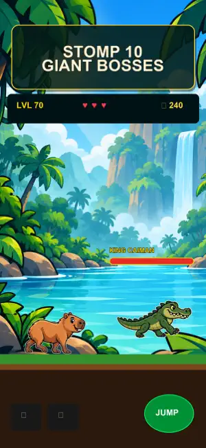 Cappy Combat: Capybara Run screenshot 1