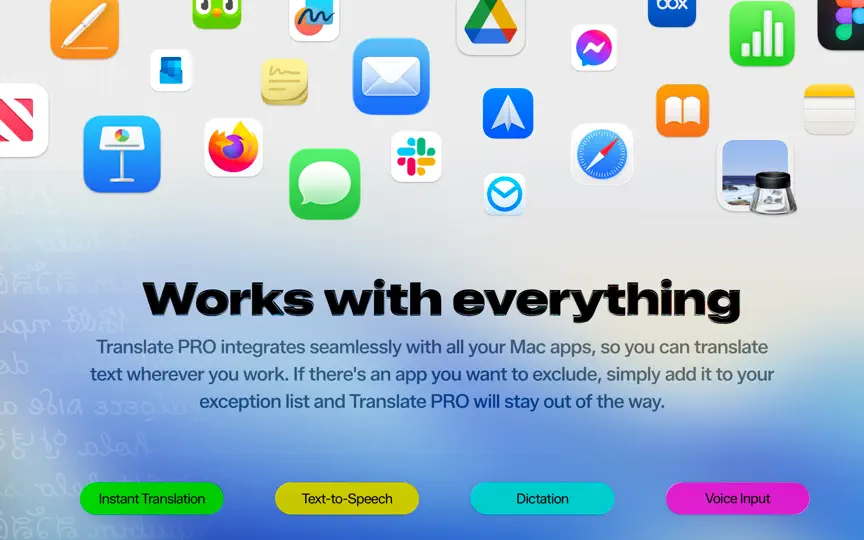 Captura de pantalla de Translate Pro: Text Translator en iPhone 3
