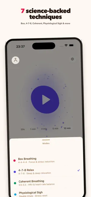 Deep Breathing: Calm & Sleep screenshot 2