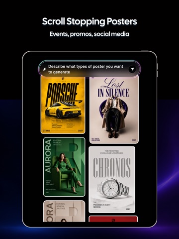 Cava AI: Logo, Poster & Banner iPad screenshot