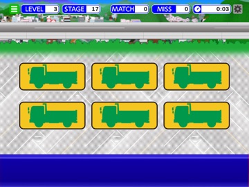 WorkCarMatchingGame iPad screenshot