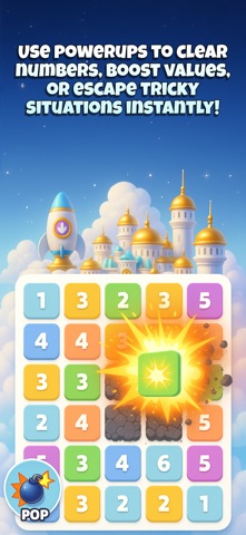 Numberge: Swipe & Merge Screenshot 3 of 6