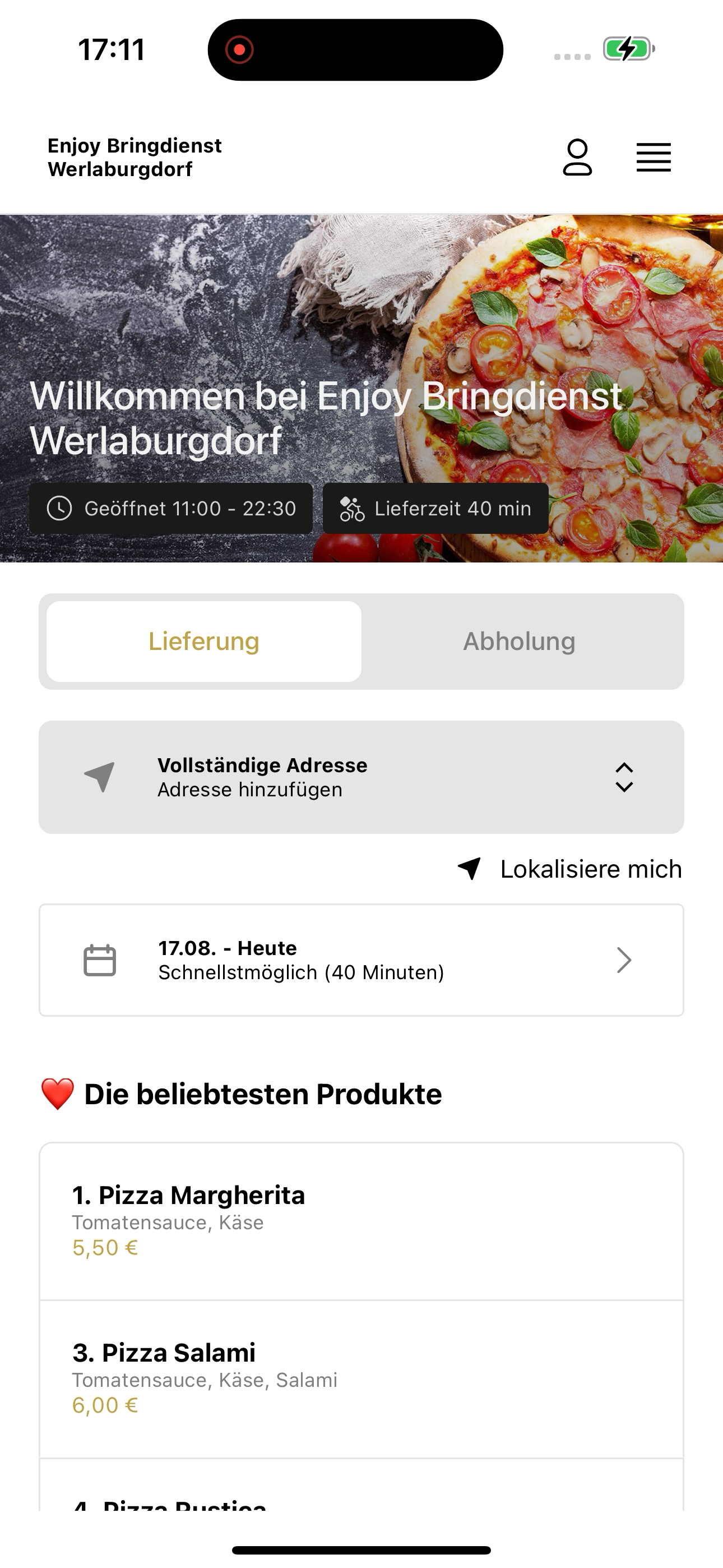 Enjoy Bringdienst screenshot 6