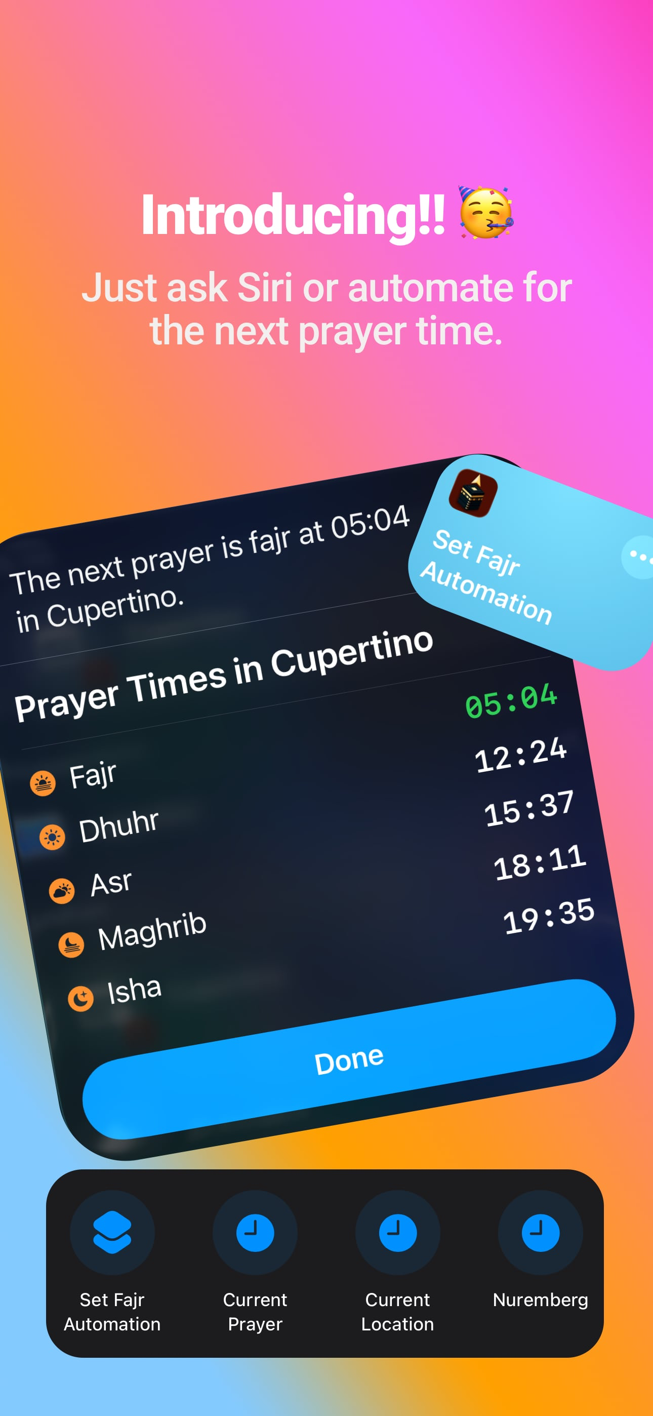 Adhan - Prayer Timings