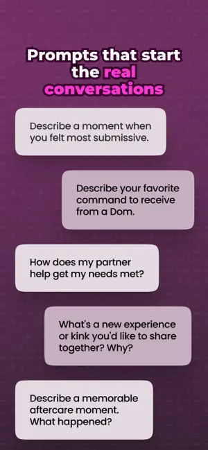 Embrace: BDSM Couple's Journal screenshot 4