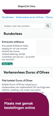 Slagerij De Clercq screenshot