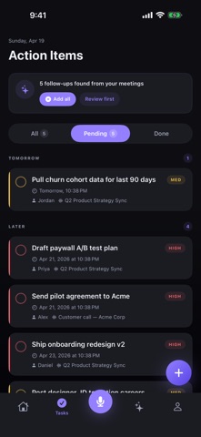 NoteCrux iPhone screenshot