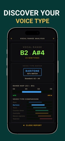 Vocal Trainer Console screenshot