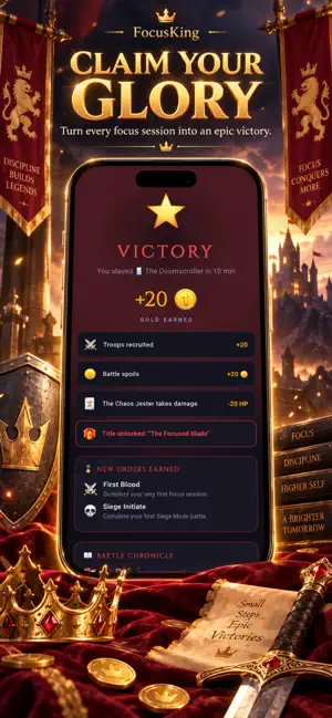 Focus King: Stay sharp King screenshot 4