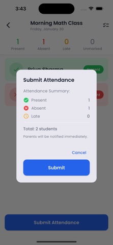 ClassPulse Attendance Screenshot 3 of 9