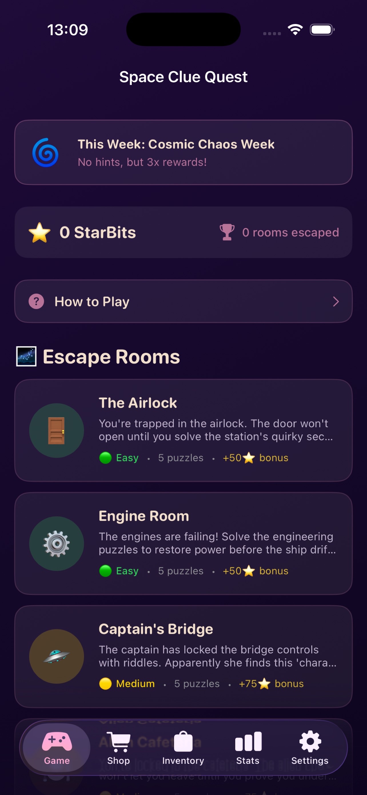 Screenshot 1 of Space Clue Quest