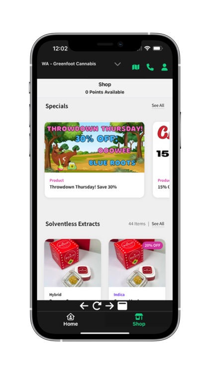 Greenfoot Cannabis App