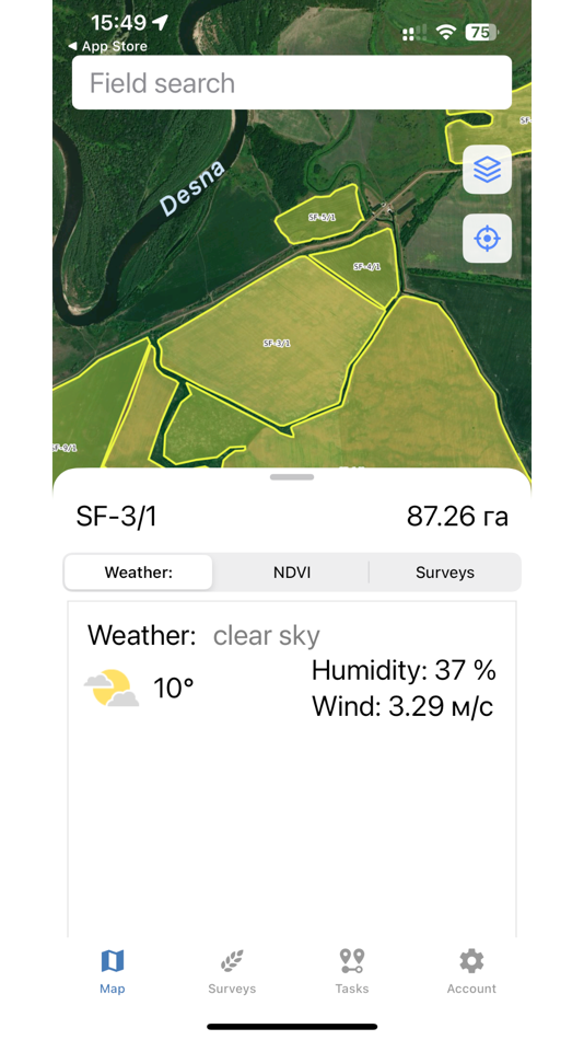#4. Farmer - Crop monitoring (iOS) 由: Mykola Kondratiuk