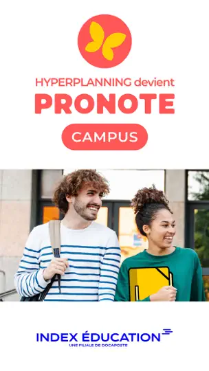 Capture d'écran de PRONOTE Campus sur iPhone 1