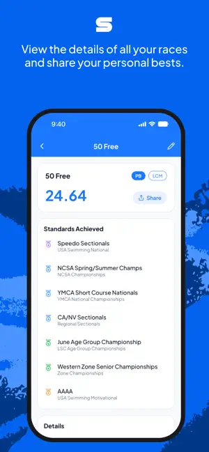 SwimTrackApp screenshot 3