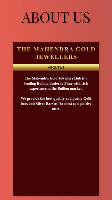 THE MAHENDRA GOLD JEWELLERS Screenshot