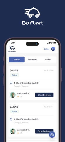 Go Fleet App screenshot