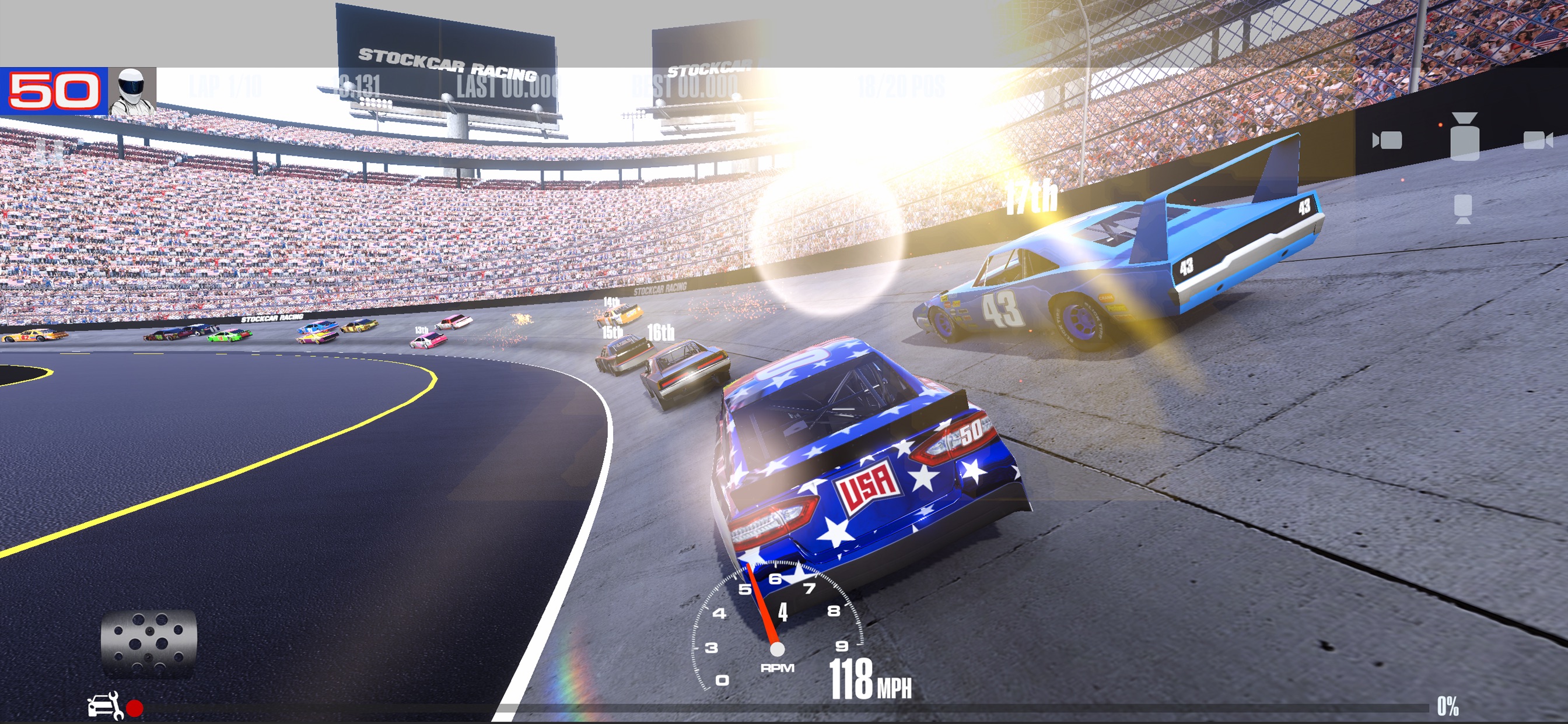 Stock Car Racing screenshot 1