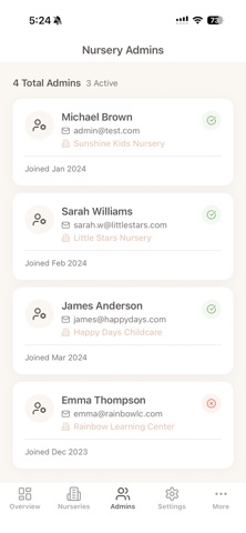 Pebblhub Nursery App screenshot