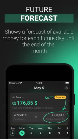 Monety: Daily budget planner screenshot 4