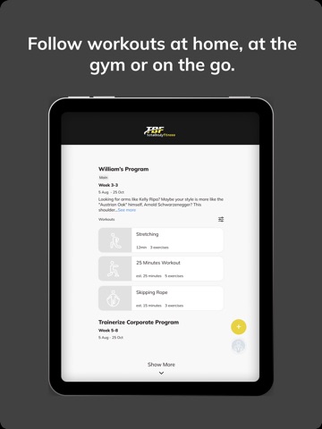 Total Body Fitness KC iPad screenshot