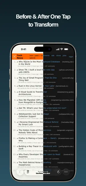 Sub Luna - Safari Dark Mode screenshot 2