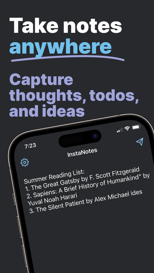 #1. EmailMe: InstaNotes (iOS) 由: Abhishek Chakraborty