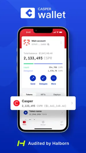 Casper Wallet screenshot 1