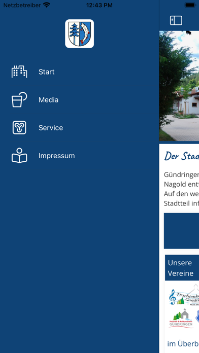Gündringen-App Screenshot