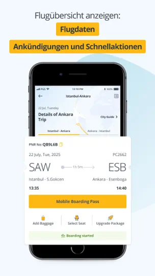 Screenshot von Pegasus: Günstige Flugtickets auf dem iPhone 7
