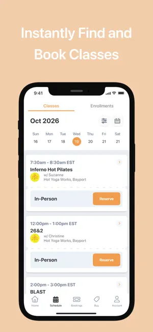 Hot Yoga Works App screenshot 3