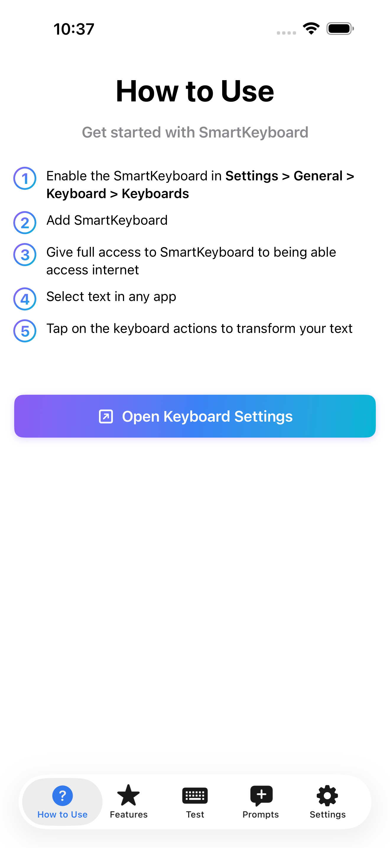 Smart Keyboard AI screenshot 4