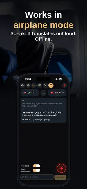 Prau: Offline Voice Translator screenshot 1