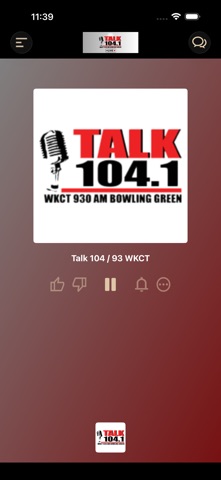 Talk 104 / 93 WKCT app screenshot