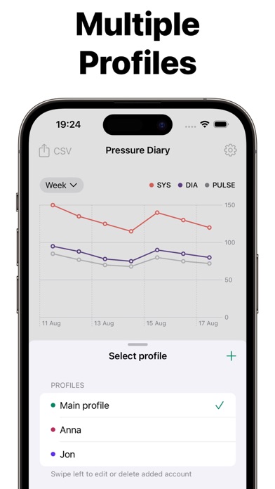 Blood Pressure - Tracker app Screenshot