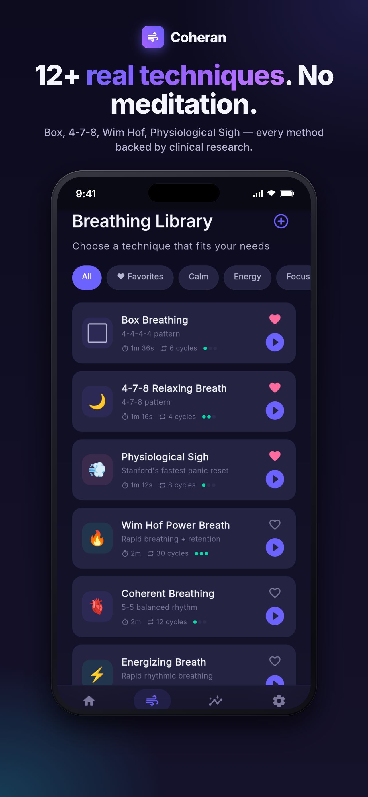 Coheran: Breathing & SOS Calm