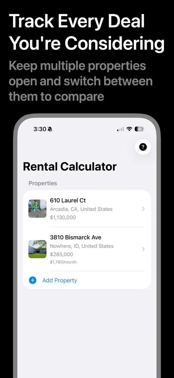 Screenshot #3 pour Rental Property Wizard