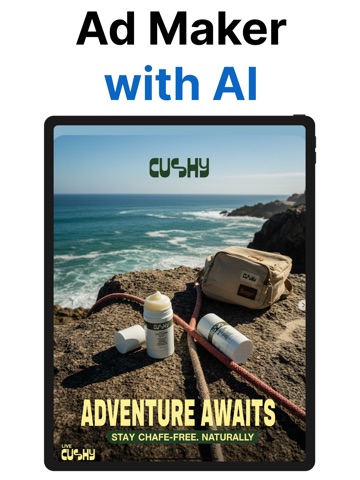 AI Ad Maker: Social Media Post iPad screenshot